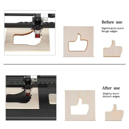 JUICEASE 540x850MM Honeycomb Panel for Laser Engraving Machine CNC Logo Marking Tool Aluminum Panel Clean Cutting Tablefor NEJE