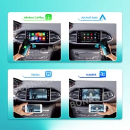 Bonroad Wireless Carplay Android Auto Airplay Autolink Per Peugeot Citroen SMEG MRN Picasso C4 C5 DS4 DS3 308 508 208 3008