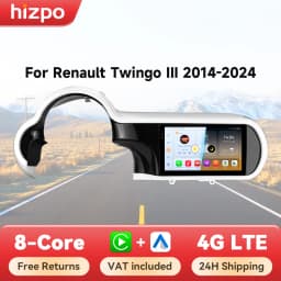 Hizpo Car Intelligent Systems For Renault Twingo Ⅲ 2014-2024 Carplay Android Auto 2 Din Radio Multimedia Stereo Head Unit 6115