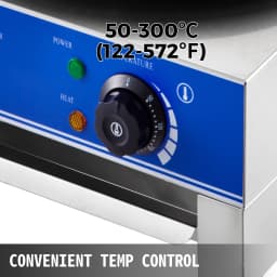 SucceBuy Electric Crepe Maker Pancake Machine Non-Stick for Making Crepes Pancakes Blintzes Omelets in Restaurants Bars Cafes