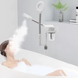 2 in 1 Spray Removable Machine Facial Steamer Moisturising Hot Nano Atomization Flexible Adjustment UV Lamp Heat Dissipation
