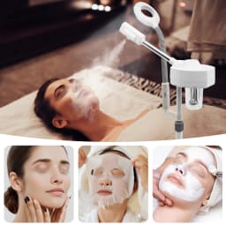 2 in 1 Spray Removable Machine Facial Steamer Moisturising Hot Nano Atomization Flexible Adjustment UV Lamp Heat Dissipation
