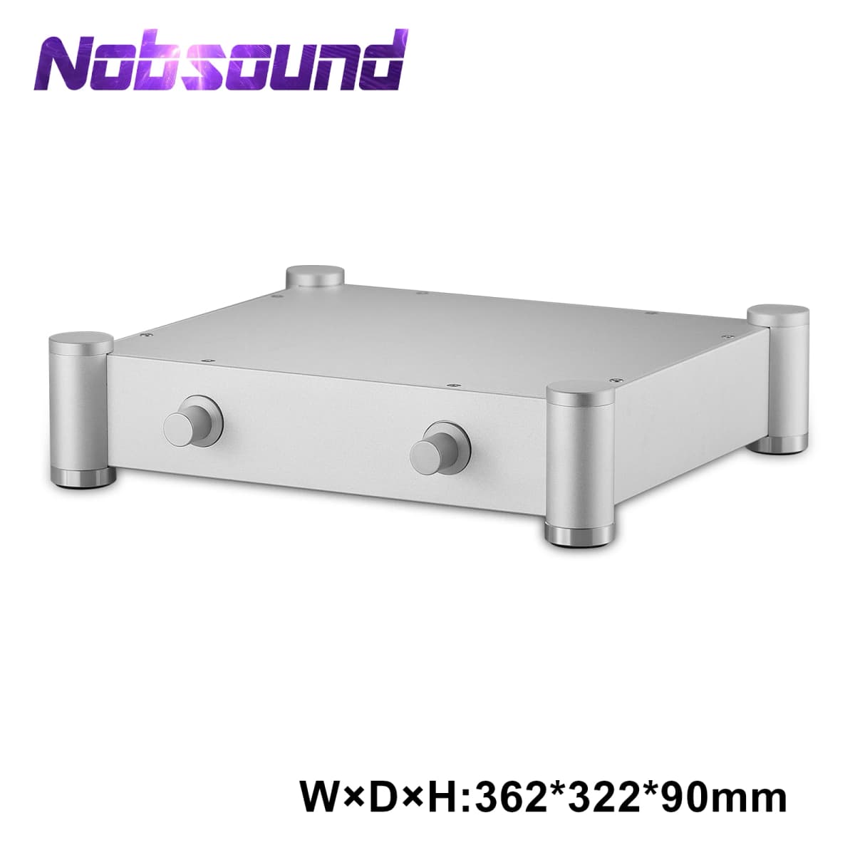 HiFi Amplifier Shell Aluminum Chassis for Power Amplifier Case Enclosure DIY