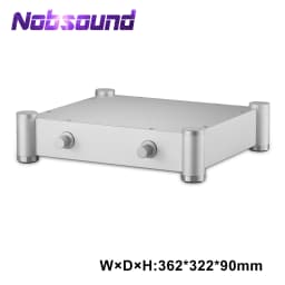 HiFi Amplifier Shell Aluminum Chassis for Power Amplifier Case Enclosure DIY