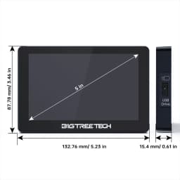 BIGTREETECH Panda Touch 5 Inch Touch Screen Wifi Display For Bambulab P1P P1S Multi-Printer Control Wireless Klipper Screen