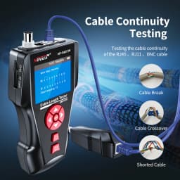 Original Noyafa NF-8601W Multifunction Network Cable Tester RJ45 RJ11 BNC POE PING Crosstalk Test Network Wire Cable Tracker
