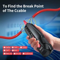 Original Noyafa NF-8601W Multifunction Network Cable Tester RJ45 RJ11 BNC POE PING Crosstalk Test Network Wire Cable Tracker