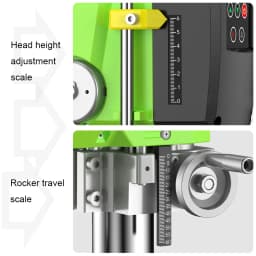 ALLSOME 400W Brushless Benchtop Drill Press Drilling Machine 1.5-13mm BG-516809
