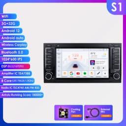 CarPlay Android Auto Radio For Volkswagen Touareg 2004-2011 Multivan Transporter T5 Car Multimedia Player GPS 4G-LET autoradio