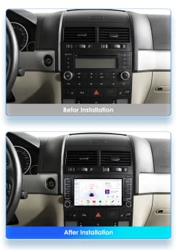 CarPlay Android Auto Radio For Volkswagen Touareg 2004-2011 Multivan Transporter T5 Car Multimedia Player GPS 4G-LET autoradio
