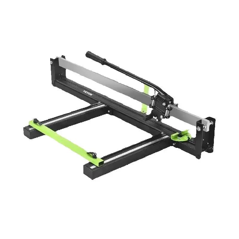 SucceBuy Tile Cutter Manual Tool w/ Precise Laser Positioning Rubber Surface Single Rail for Porcelain Ceramic Industry