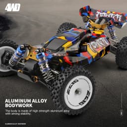 WLtoys XKS 124007 Remote Control Car 1/12 2.4GHz 75KM/H High Speed Off Road Trucks Brushless Motor Metal Chassis 4WD Vehicle