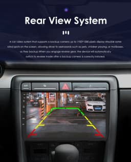 OSSURET CarPlay Android Auto Car Radio For Audi A4 B8 2000-2009 Car Multimedia Player Navi GPS 2din 4G intelligent autoradio RDS