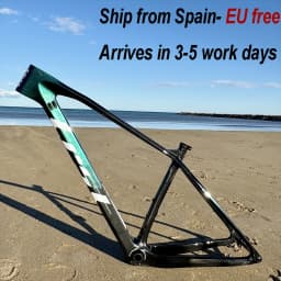 2024 thrust 29er Hardtail Carbon Mountain Bike Frame 148x12mm BSA 29 Boost MTB Carbon Frame Europe local customer service