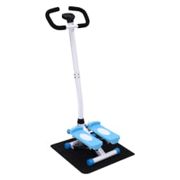 Fitness Twist Stepper Home Exercise Stepping Machine With Handlebars & Resistance Band 150KG, Adjustable Height