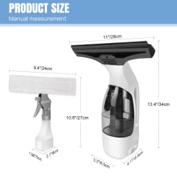 Powerful Cordless Window Vac Cleaner Handheld Cordless Window Vac Cleaner Car Window Cordless Vac Cleaner Wet and Dry Use