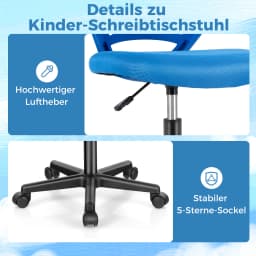 Desk chair children armless children desk chair children swivel chair height adjustable kids office chair swivel chair