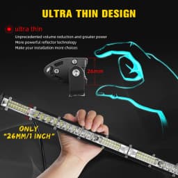 HAOLIDE Slim LED Light Bar Single Row 12" 22" 32" 42" 52" inch Led Work Light 12V 24V For SUV 4X4 Offroad Tractor ATV Lada Niva