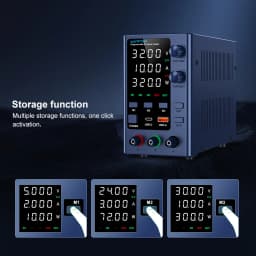 Wanptek 30V 10A DC Power Supply 30V 5A 60V 5A 120V 3A Adjustable Voltage Current with USB-A/Type-c Laboratory Power Supply