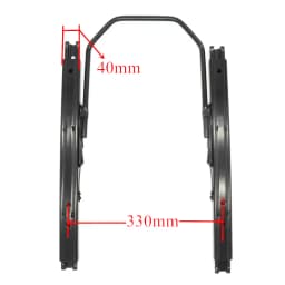 HWHongRV Car Seat Double Slide-Way Lengthen and General Recreational Vehicle Seat Rail for Adjustable Comfort and Convenience
