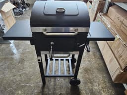 Charcoal Grill with Lid Cover Charcoal BBQ | Barbecue Smoker Grill Combo for Outdoor Backyard Patio Camping Picnic and Party