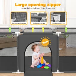 Baby Playpen for Children New Arrival Baby Playground for 6 Months~6 Years Old Kids Ball Pit Playpen Indoor Baby Safety Fence