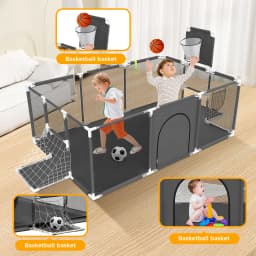 Baby Playpen for Children New Arrival Baby Playground for 6 Months~6 Years Old Kids Ball Pit Playpen Indoor Baby Safety Fence