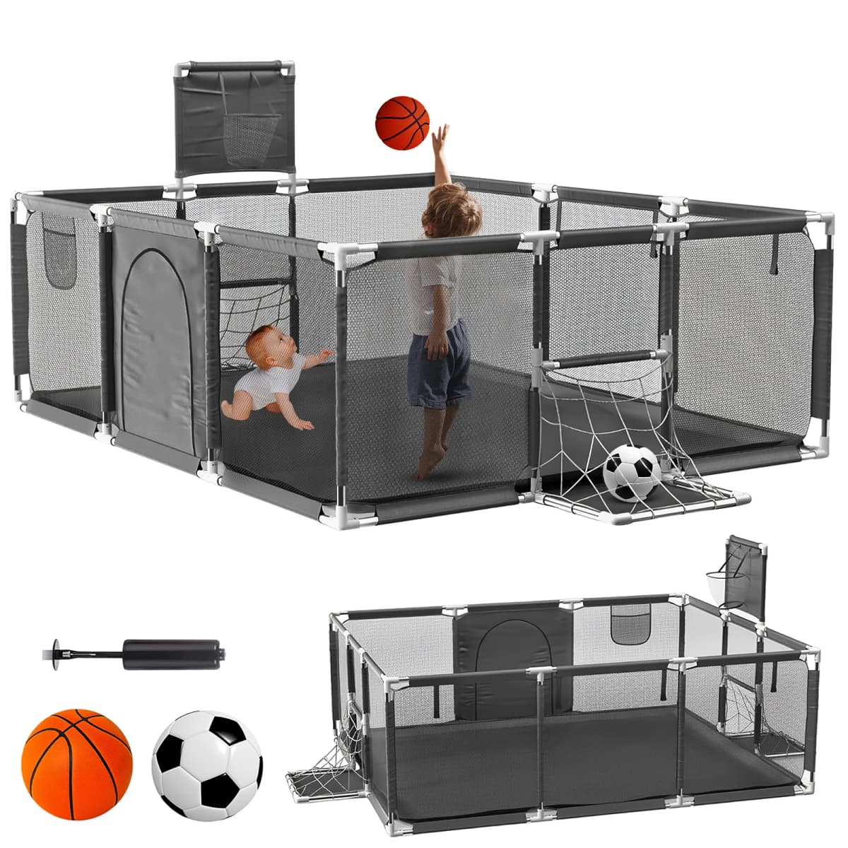 Baby Playpen for Children New Arrival Baby Playground for 6 Months~6 Years Old Kids Ball Pit Playpen Indoor Baby Safety Fence