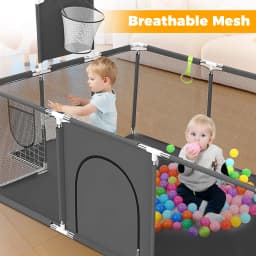 Baby Playpen for Children New Arrival Baby Playground for 6 Months~6 Years Old Kids Ball Pit Playpen Indoor Baby Safety Fence