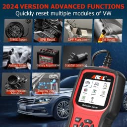 ANCEL VD700 OBD2 Diagnostic Code Reader Scan Tool All Functions OBD11 Scanner for VAG Vehicles with Battery Registration EPB Res