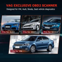 ANCEL VD700 OBD2 Diagnostic Code Reader Scan Tool All Functions OBD11 Scanner for VAG Vehicles with Battery Registration EPB Res