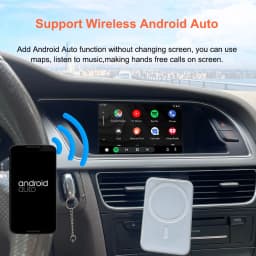 Bonroad Wireless Carplay Android Auto Retrofit Kits for Audi A4 B8 A5 Q5 2009-2015 Mirror Link Airplay Interface Decoder Box