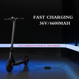 T1/T1 Pro Electric Scooter for Adults, 36V 10.4Ah Battery, 8/10-inch Tubeless Tires, Urban, Portable, Foldable Design