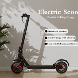 T1/T1 Pro Electric Scooter for Adults, 36V 10.4Ah Battery, 8/10-inch Tubeless Tires, Urban, Portable, Foldable Design
