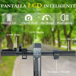 T1/T1 Pro Electric Scooter for Adults, 36V 10.4Ah Battery, 8/10-inch Tubeless Tires, Urban, Portable, Foldable Design