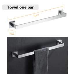 SUS 304 Stainless Steel Bathroom Accessories Wall Monted Toilet Showerroom Towel Rack Bathroom Set