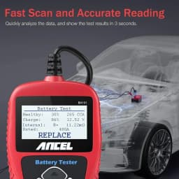 Ancel BA101 Car Battery Tester 12V 100-2000CCA 220AH Auto Load Battery Analyzer Multi languages Car Battery Charging Tester
