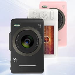 2.8 inch CCD HD 4K digital camera for Kids & students, portable and compact, perfect for family use