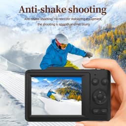 2.8 inch CCD HD 4K digital camera for Kids & students, portable and compact, perfect for family use
