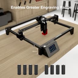 8 pcs Laser Engraver Riser Legs Support Feet Heightening Column Kit Tools for LONGER RAY5 Engraver Engraving Cutter Machine