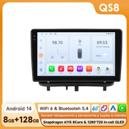 8G 128G 2Din Android13 Car Radio For Opel Corsa D 2007-2012 Wireless Carplay Intelligent Screen 2din autoradio 360Camera DSP 4G