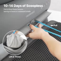 Neakasa Above Open litter box Self-Cleaning Cat Toilet Large Capacity Cat Litter Mat For Multiple Cats