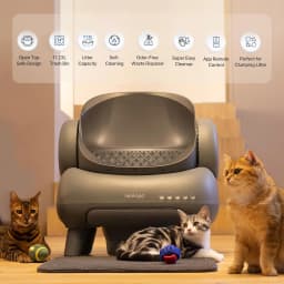 Neakasa Above Open litter box Self-Cleaning Cat Toilet Large Capacity Cat Litter Mat For Multiple Cats
