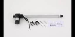 20 Inch Stroke Linear Actuator IP44 Waterproof Heavy Duty 12V Maximum Lift with Mounting Brackets for Electric Door Industrial
