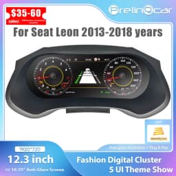 LCD Digital Cluster For Seat leon 2013-2018 Years Support HDMI Carplay Radio Dashboard instrument panel Speedometer