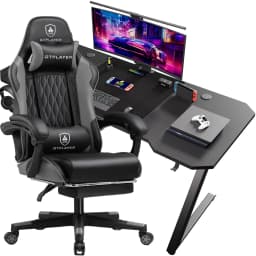 Gaming table Gaming table + Gaming chair Set, Computer table chair Set for Gaming, A Combination of Great Value