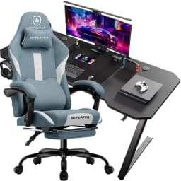 Gaming table Gaming table + Gaming chair Set, Computer table chair Set for Gaming, A Combination of Great Value