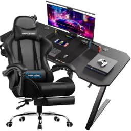 Gaming table Gaming table + Gaming chair Set, Computer table chair Set for Gaming, A Combination of Great Value