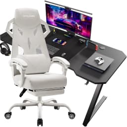 Gaming table Gaming table + Gaming chair Set, Computer table chair Set for Gaming, A Combination of Great Value