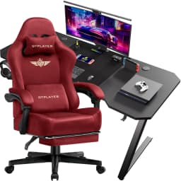 Gaming table Gaming table + Gaming chair Set, Computer table chair Set for Gaming, A Combination of Great Value